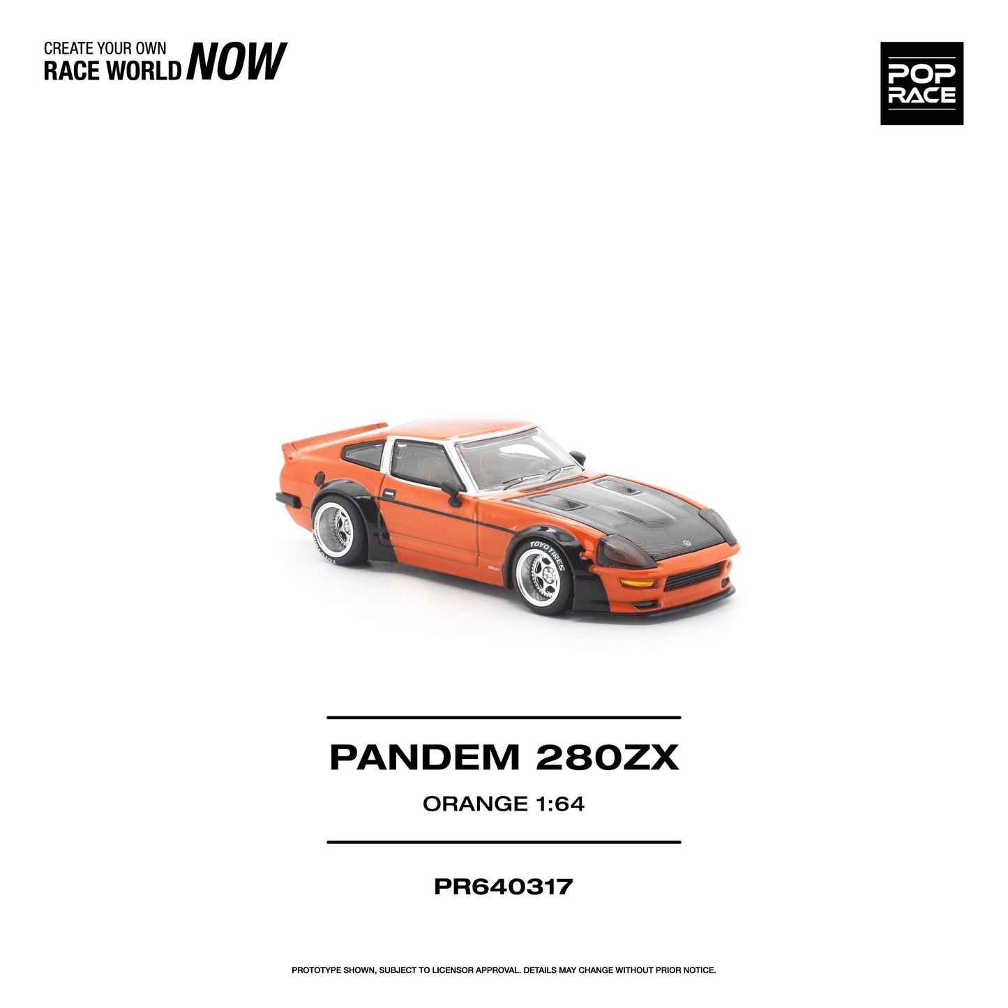 ＜予約商品＞1/64 PANDEM 280ZX ORANGE ※2026年12月以後入荷予定
