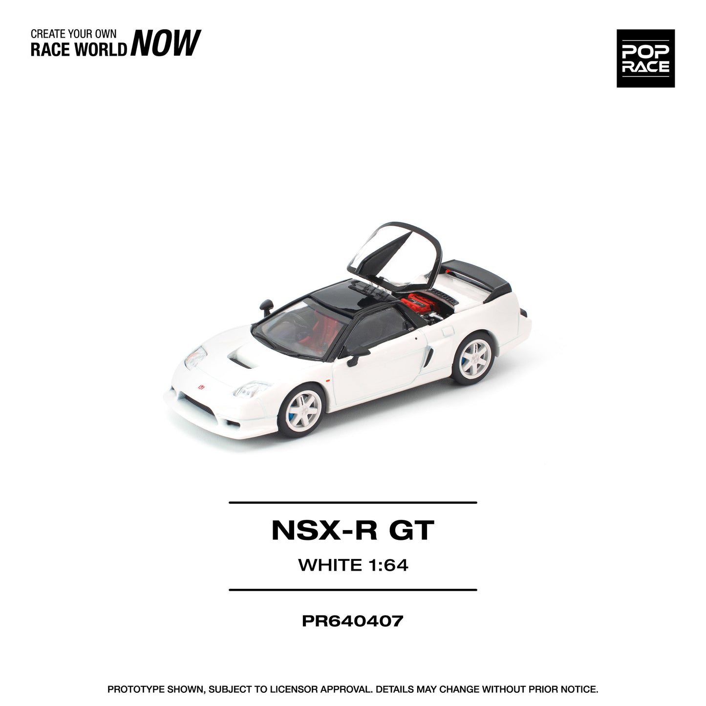 ＜予約商品＞1/64 HONDA NSX-R GT WHITE ※2026年9月以後入荷予定
