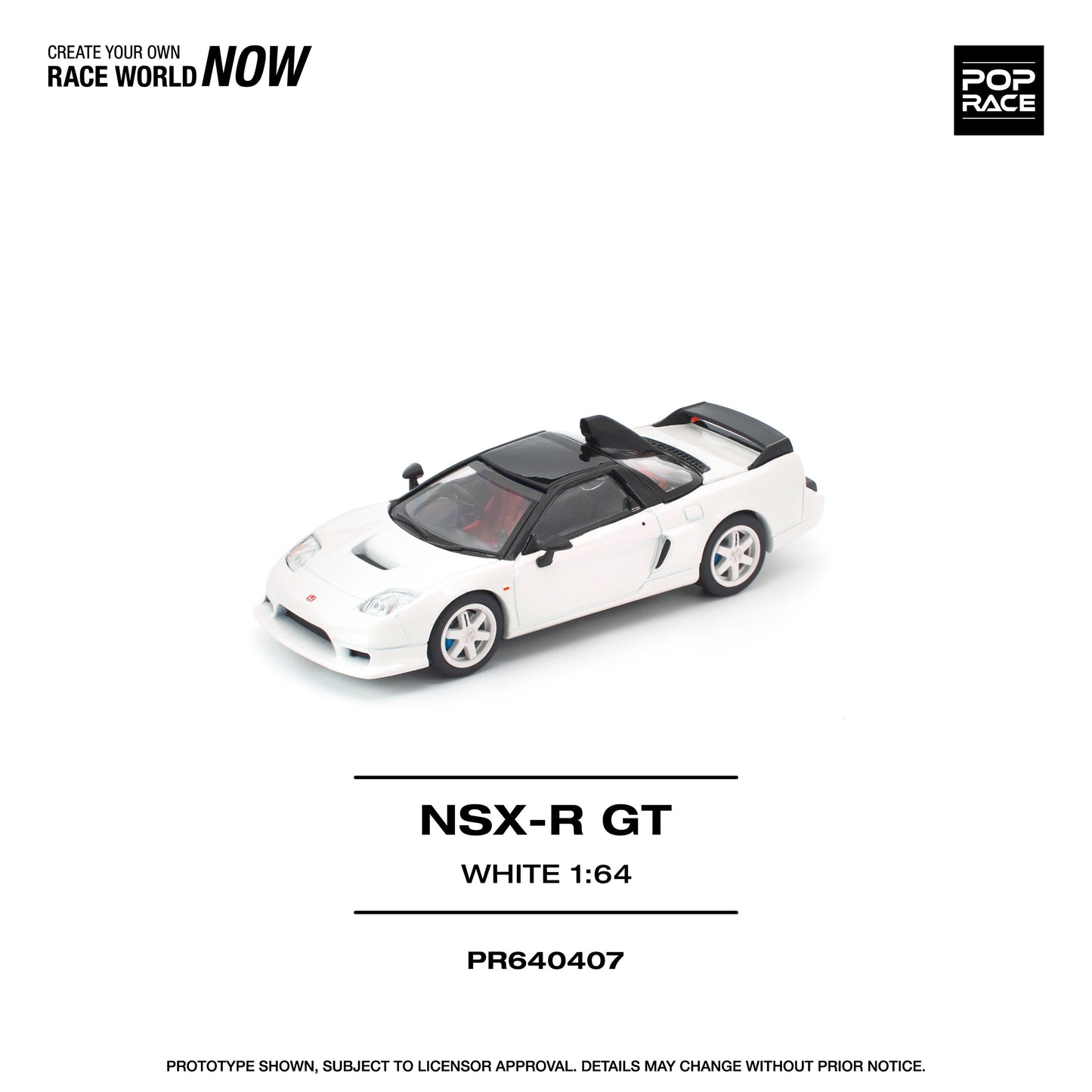 ＜予約商品＞1/64 HONDA NSX-R GT WHITE ※2026年9月以後入荷予定