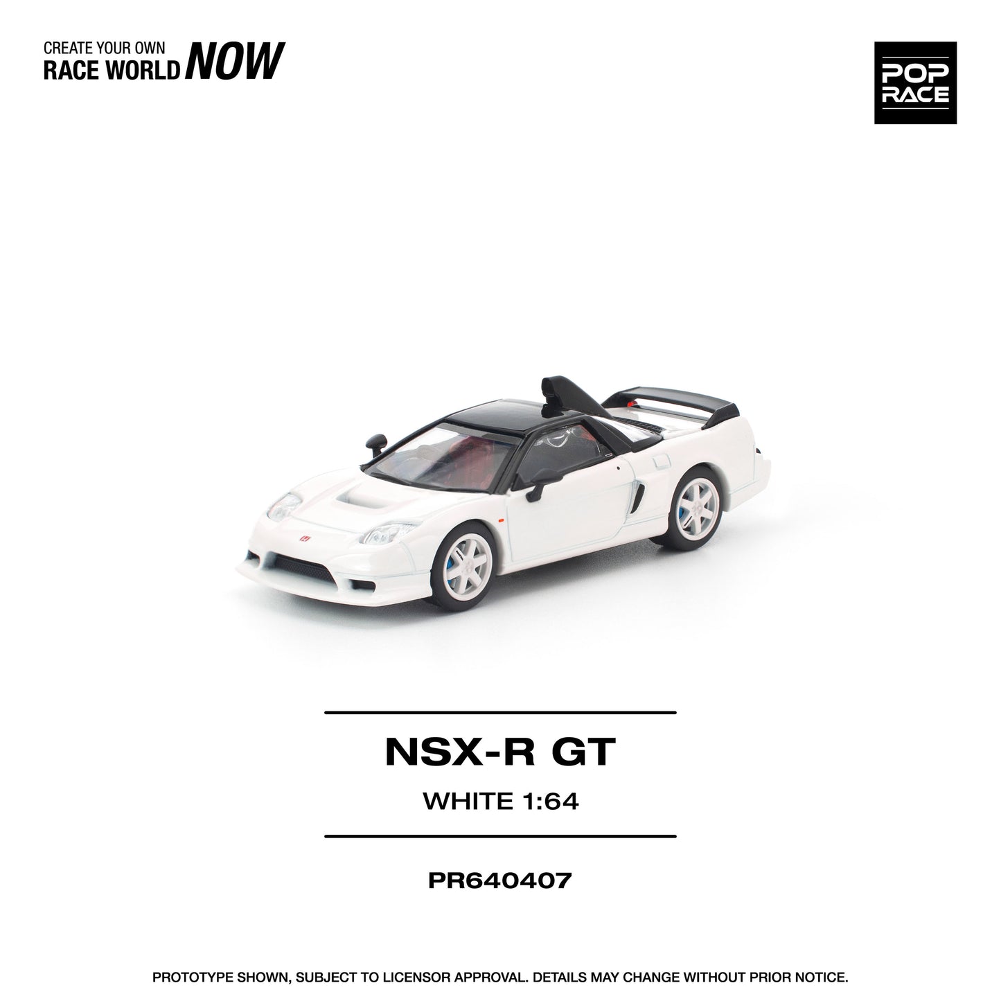 ＜予約商品＞1/64 HONDA NSX-R GT WHITE ※2026年9月以後入荷予定