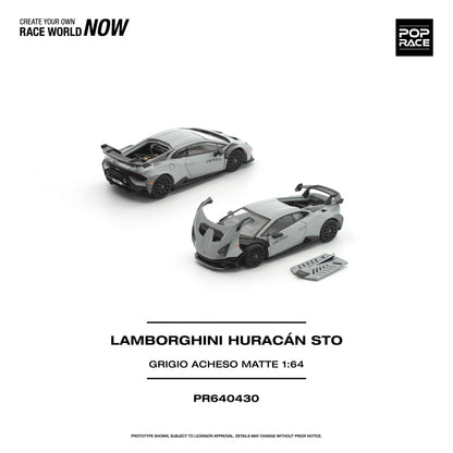 ＜予約商品＞1/64 LAMBORGHINI HURACAN STO GRIGIO ACHESO MATTE ※2026年12月以後入荷予定