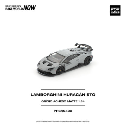 ＜予約商品＞1/64 LAMBORGHINI HURACAN STO GRIGIO ACHESO MATTE ※2026年12月以後入荷予定