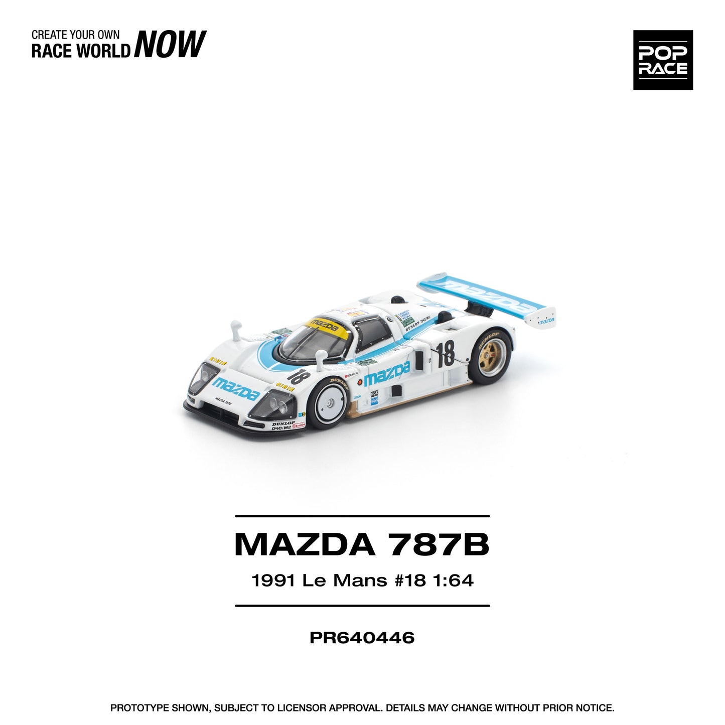 ＜予約商品＞1/64 MAZDA 787B 1991 LE MANS 24HRS #18 ※2026年9月以後入荷予定