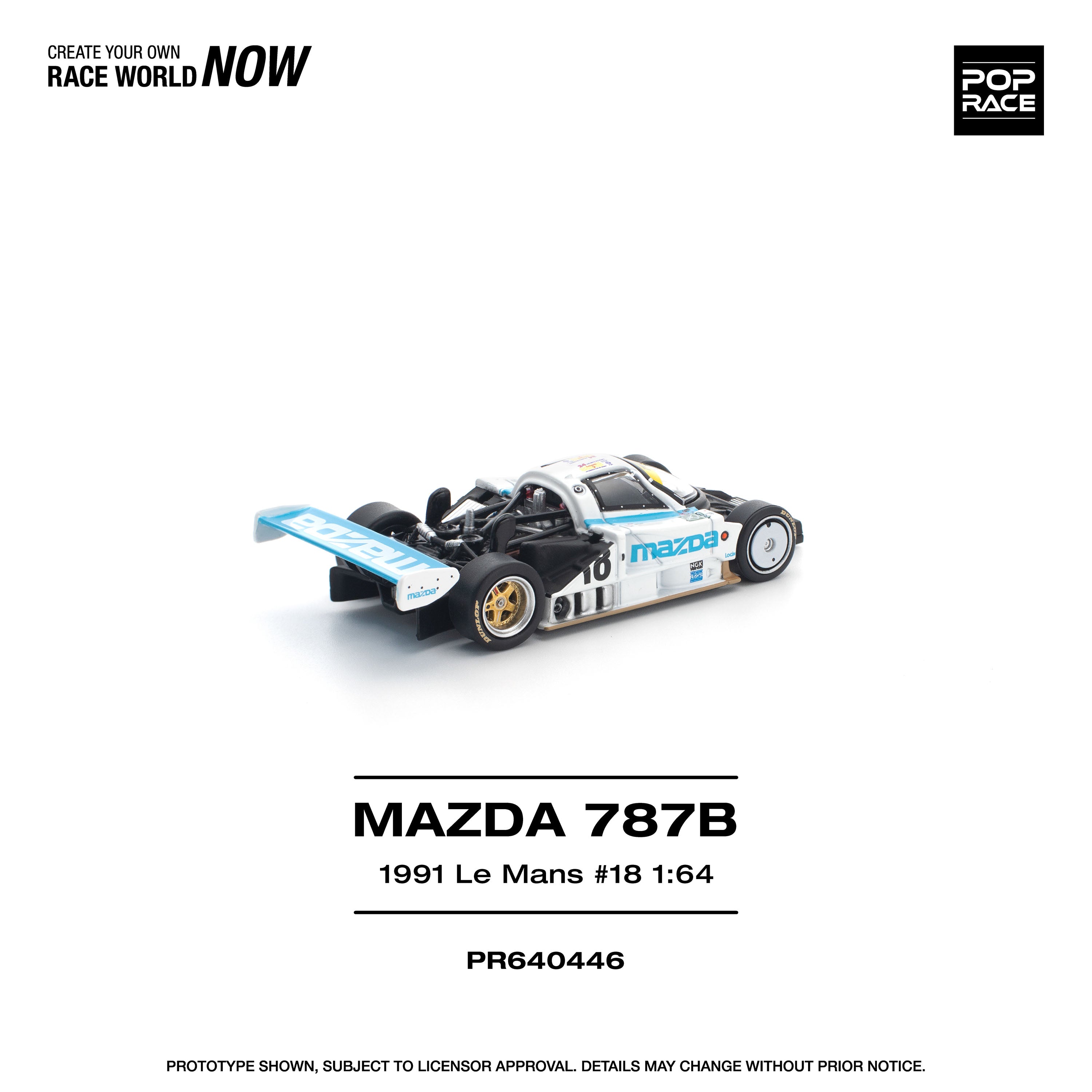 予約商品＞1/64 MAZDA 787B 1991 LE MANS 24HRS #18 ※2026年9月以後