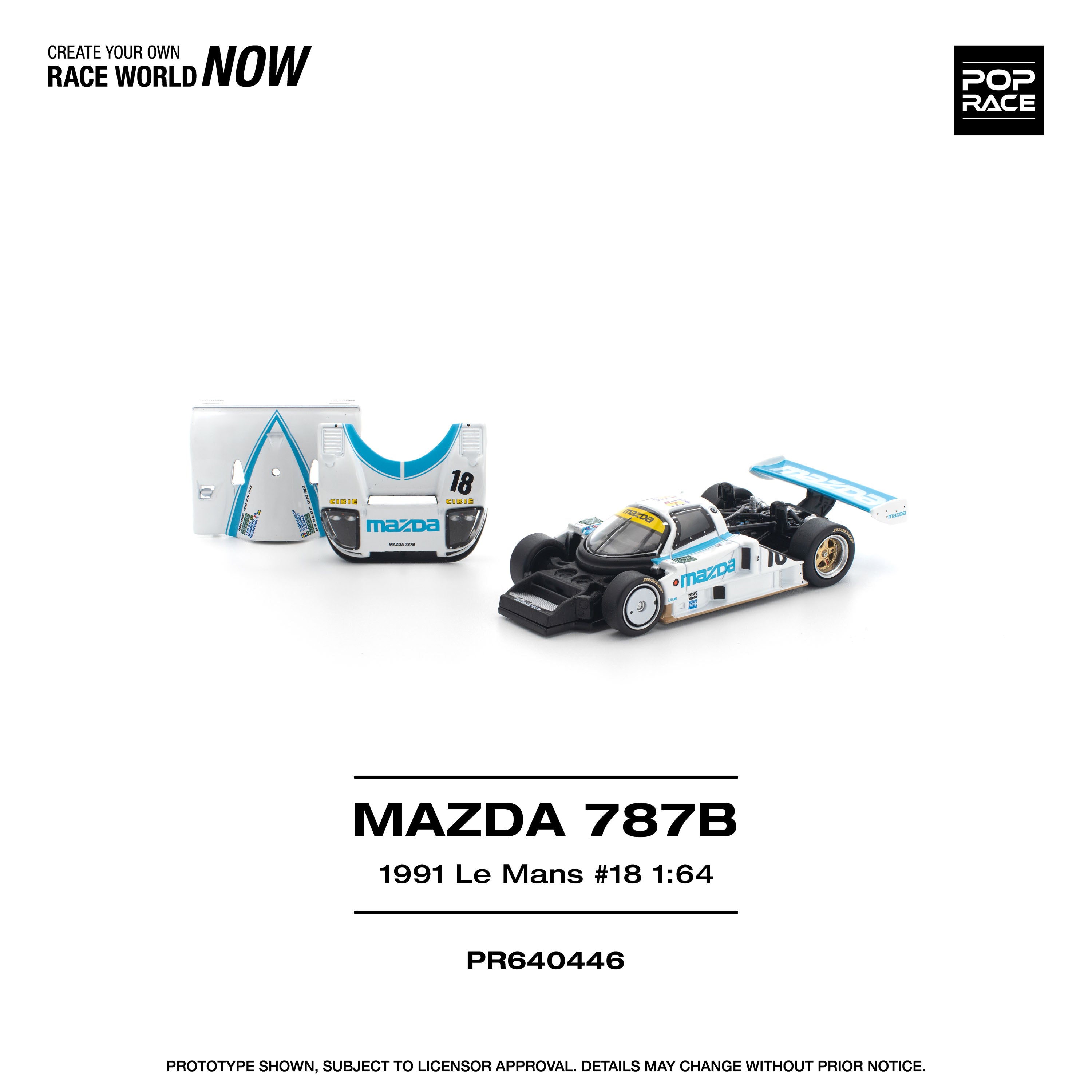 予約商品＞1/64 MAZDA 787B 1991 LE MANS 24HRS #18 ※2026年9月以後