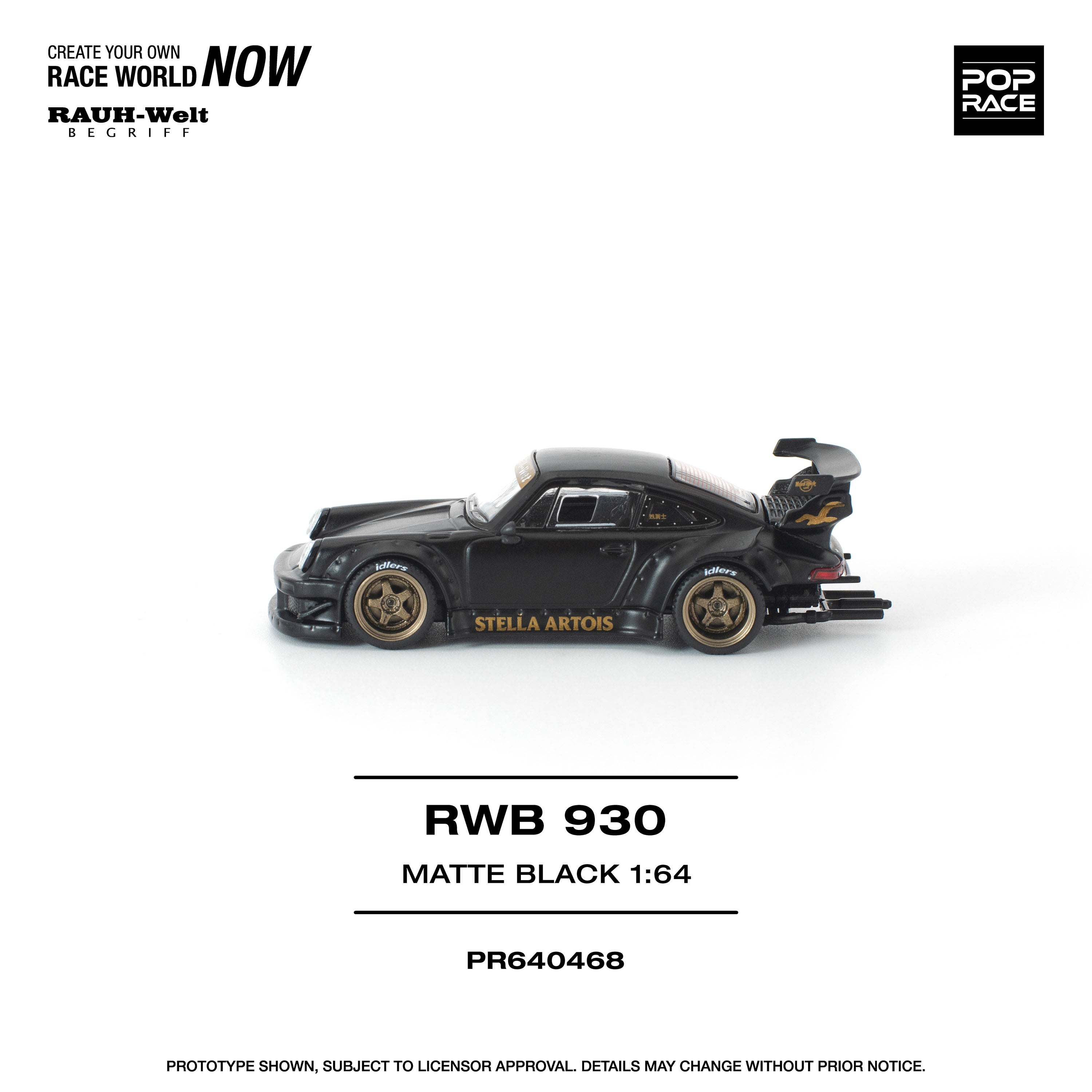 予約商品＞1/64 RWB 930 MATTE BLACK 
