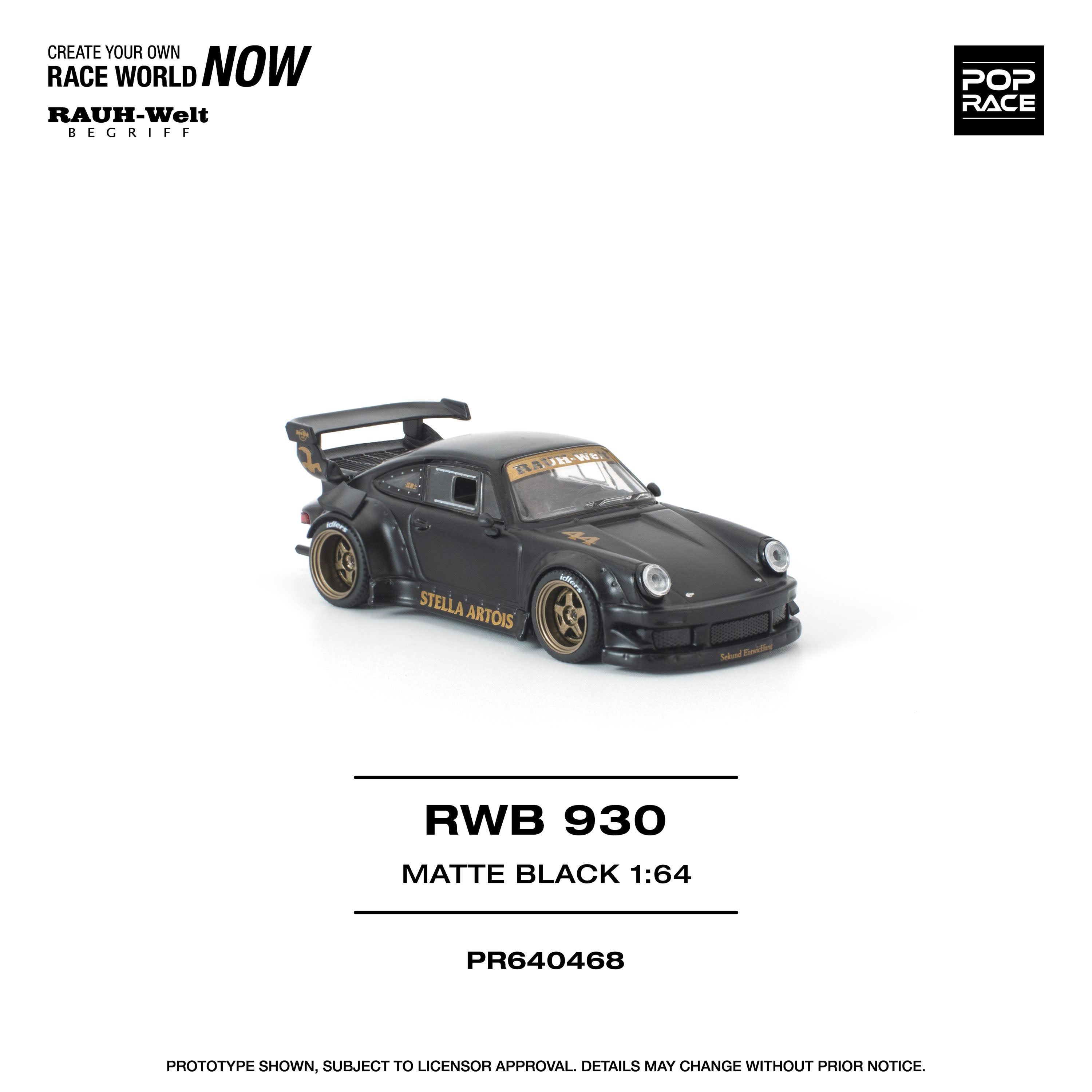 予約商品＞1/64 RWB 930 MATTE BLACK 