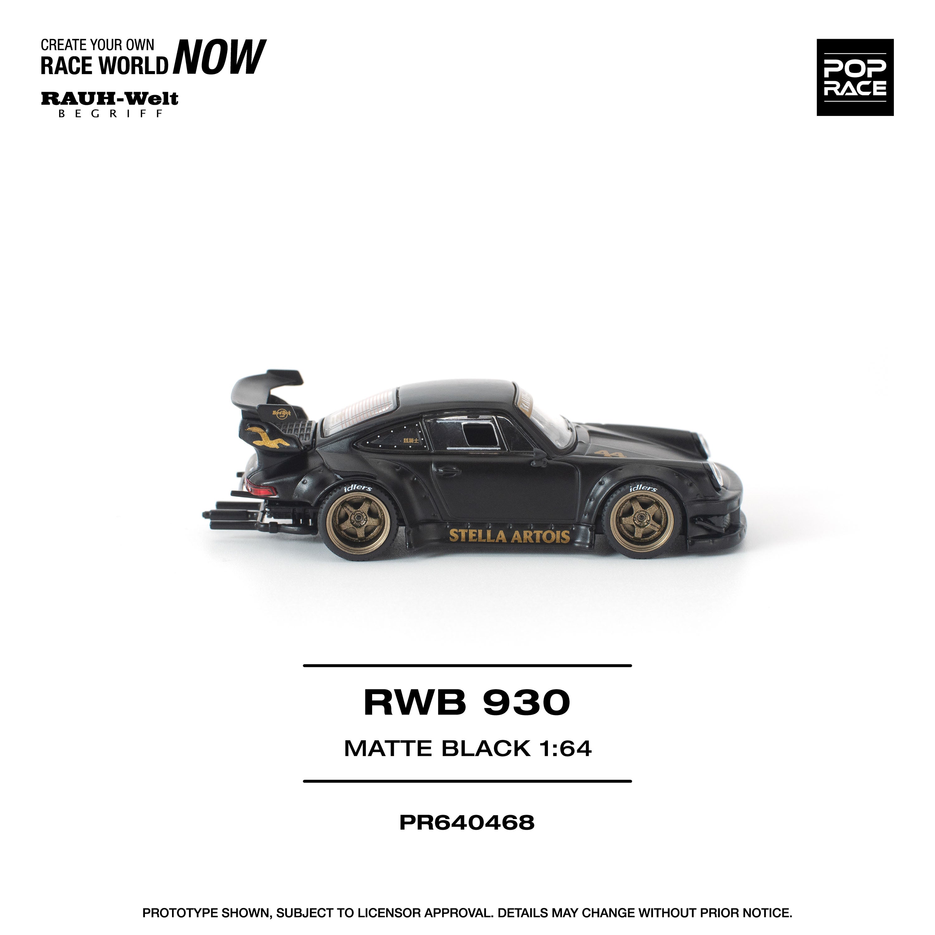 予約商品＞1/64 RWB 930 MATTE BLACK 