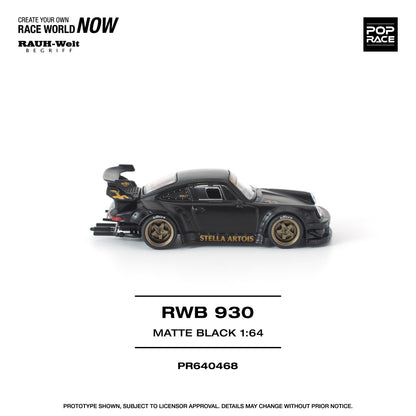 ＜予約商品＞1/64 RWB 930 MATTE BLACK "STELLA ARTOIS" ※2026年9月以後入荷予定