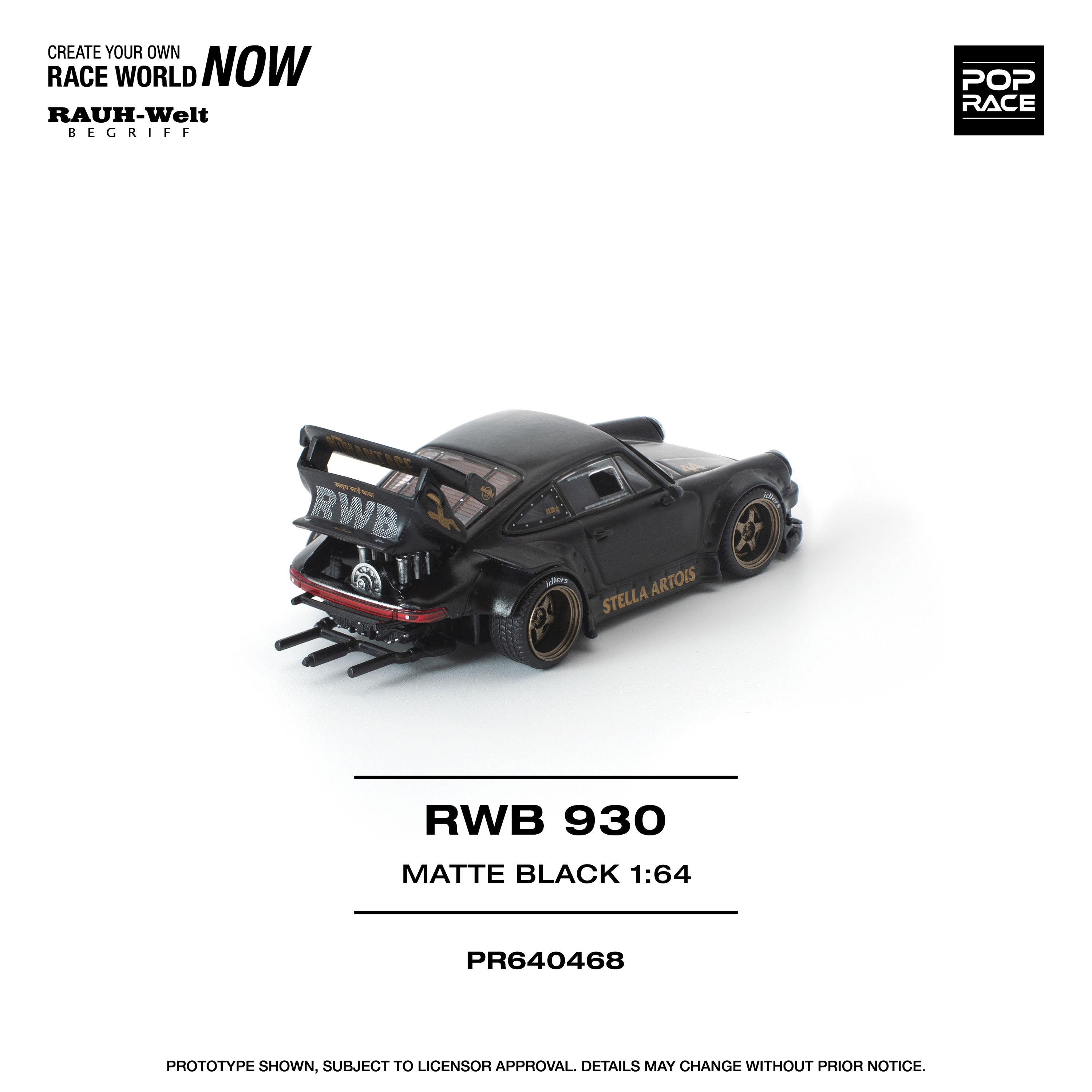 予約商品＞1/64 RWB 930 MATTE BLACK 