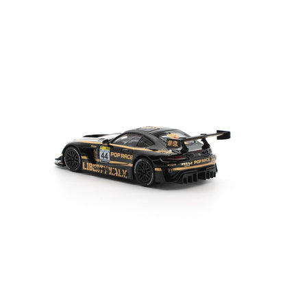 ＜予約商品＞1/64 POP RACE LBWK AMG GT3 EVO ブラック ※2027年7月以後入荷予定