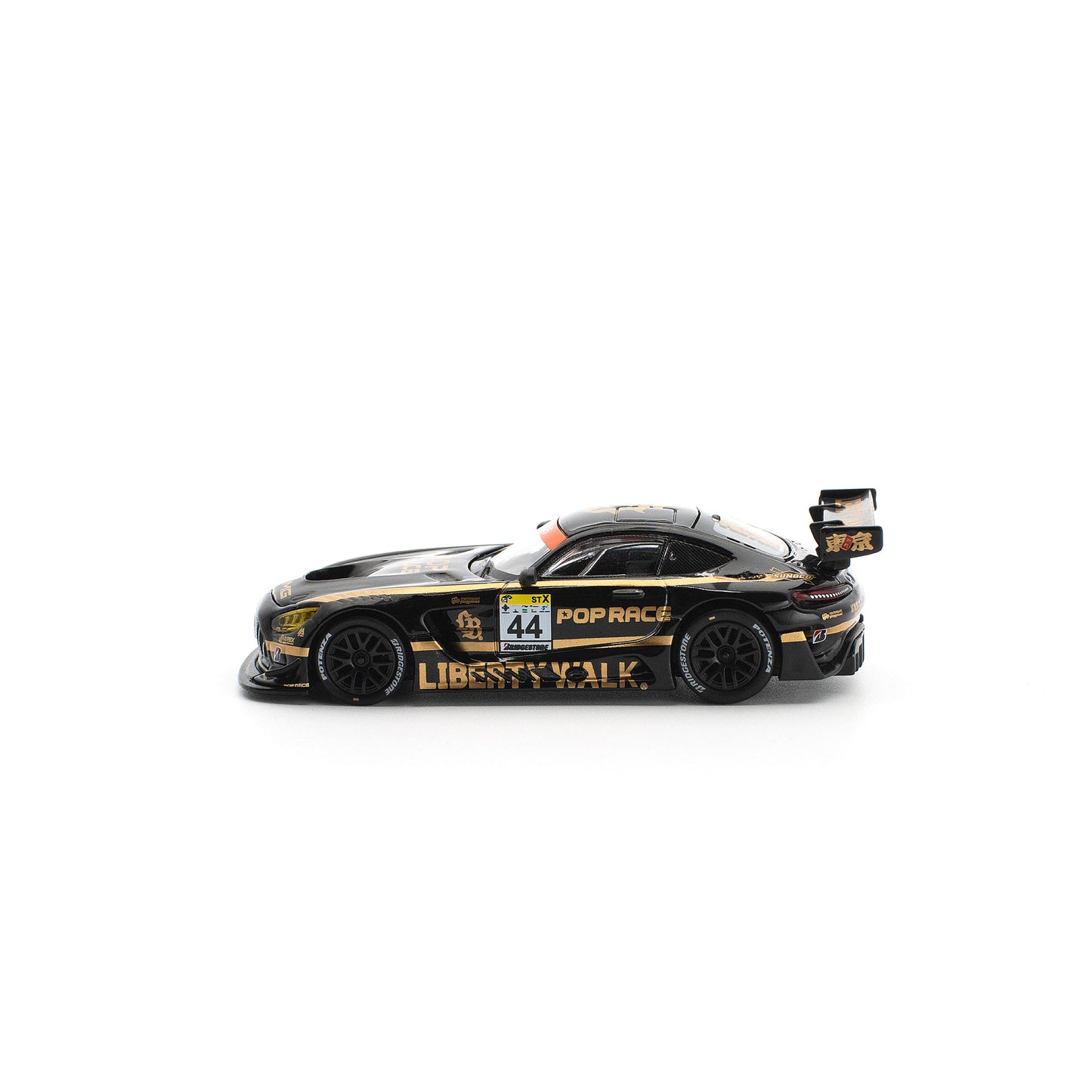 ＜予約商品＞1/64 POP RACE LBWK AMG GT3 EVO ブラック ※2027年7月以後入荷予定