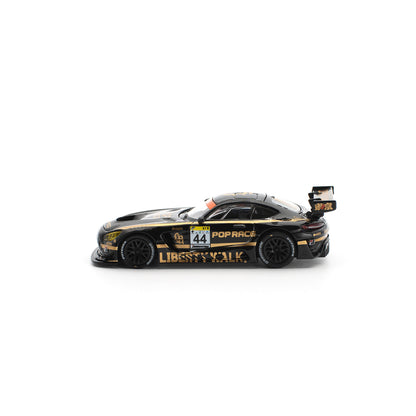 ＜予約商品＞1/64 POP RACE LBWK AMG GT3 EVO ブラック ※2027年7月以後入荷予定