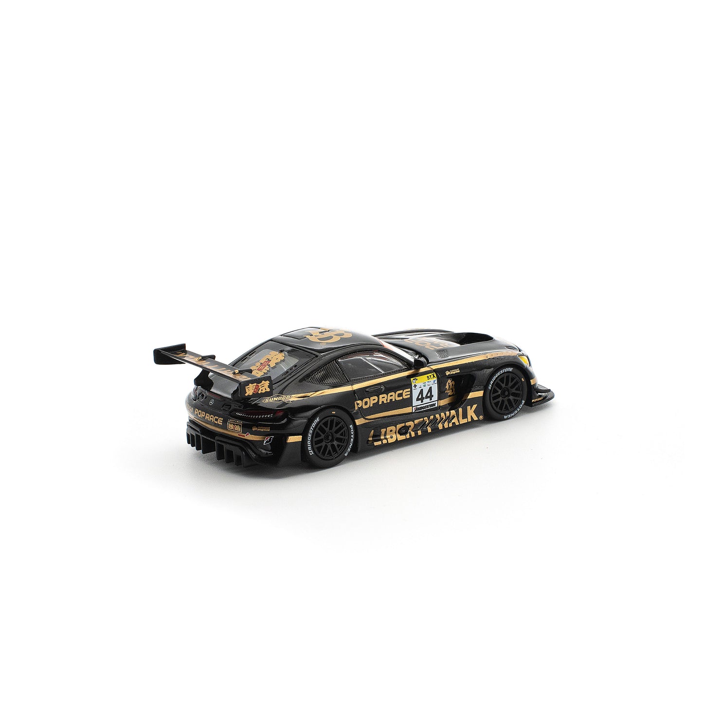 ＜予約商品＞1/64 POP RACE LBWK AMG GT3 EVO ブラック ※2027年7月以後入荷予定