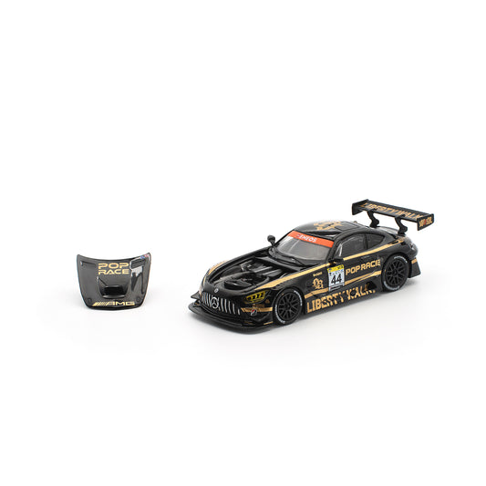 ＜予約商品＞1/64 POP RACE LBWK AMG GT3 EVO ブラック ※2027年7月以後入荷予定