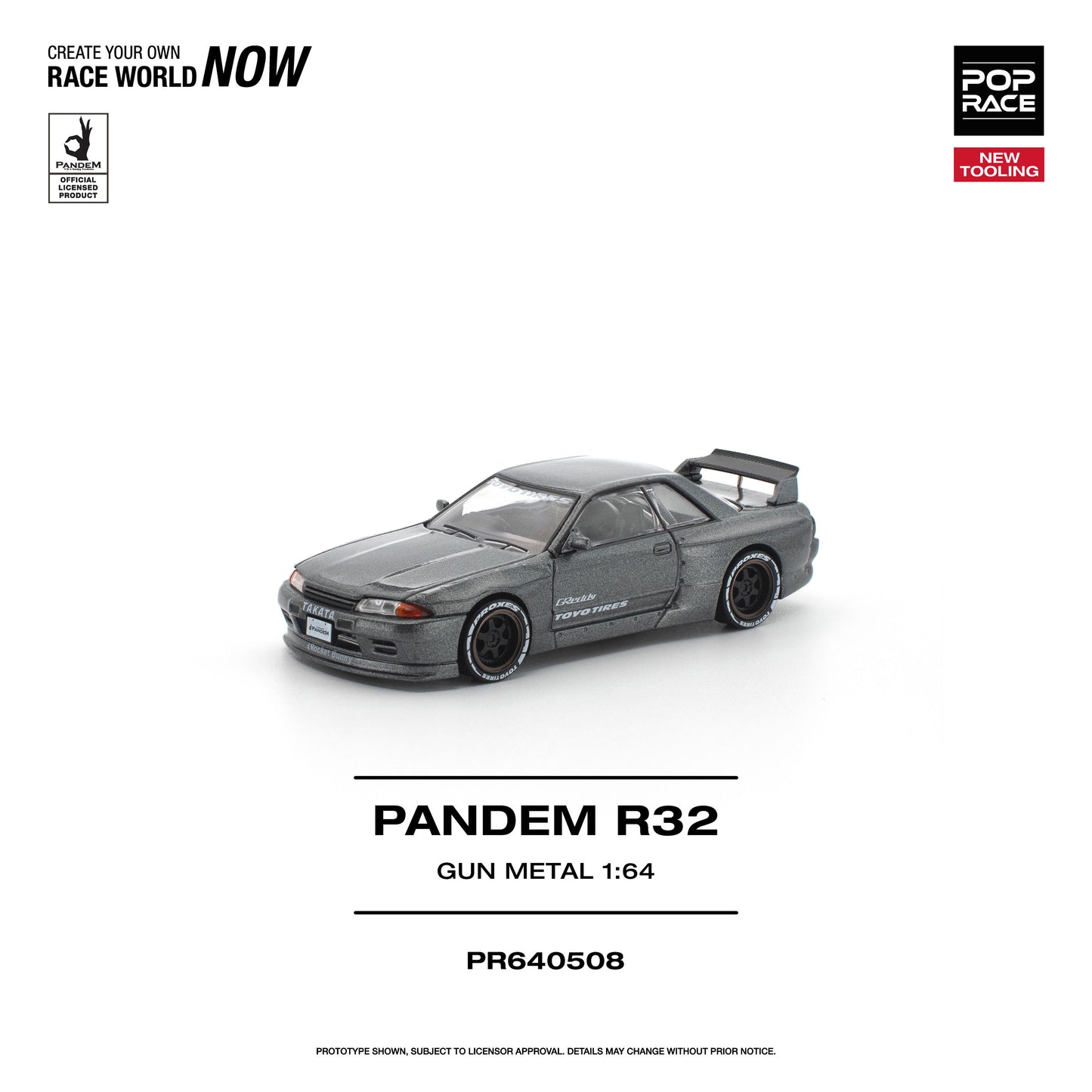 ＜予約商品＞1/64 PANDEM R32 GUN METAL NEW TOOLING ※2026年12月以後入荷予定