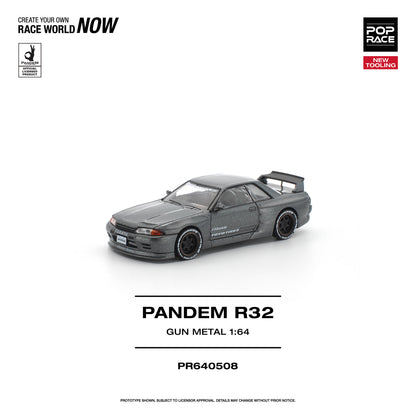 ＜予約商品＞1/64 PANDEM R32 GUN METAL NEW TOOLING ※2026年12月以後入荷予定
