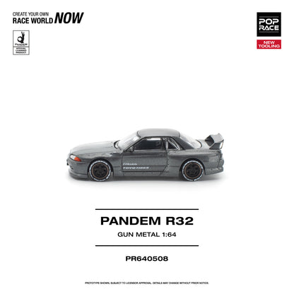 ＜予約商品＞1/64 PANDEM R32 GUN METAL NEW TOOLING ※2026年12月以後入荷予定