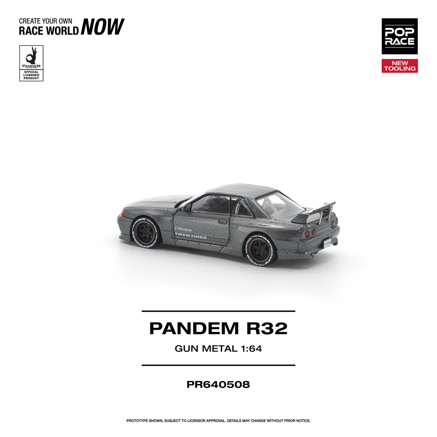 ＜予約商品＞1/64 PANDEM R32 GUN METAL NEW TOOLING ※2026年12月以後入荷予定