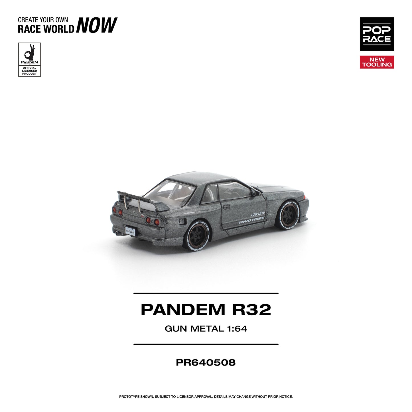 ＜予約商品＞1/64 PANDEM R32 GUN METAL NEW TOOLING ※2026年12月以後入荷予定