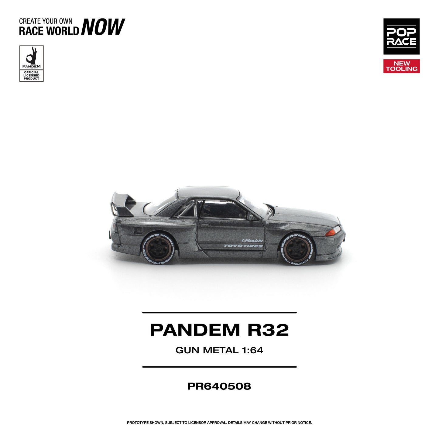 ＜予約商品＞1/64 PANDEM R32 GUN METAL NEW TOOLING ※2026年12月以後入荷予定