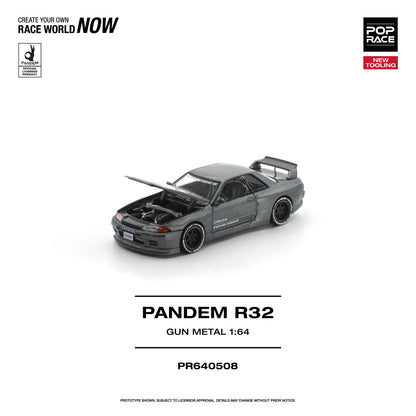 ＜予約商品＞1/64 PANDEM R32 GUN METAL NEW TOOLING ※2026年12月以後入荷予定