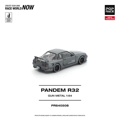 ＜予約商品＞1/64 PANDEM R32 GUN METAL NEW TOOLING ※2026年12月以後入荷予定