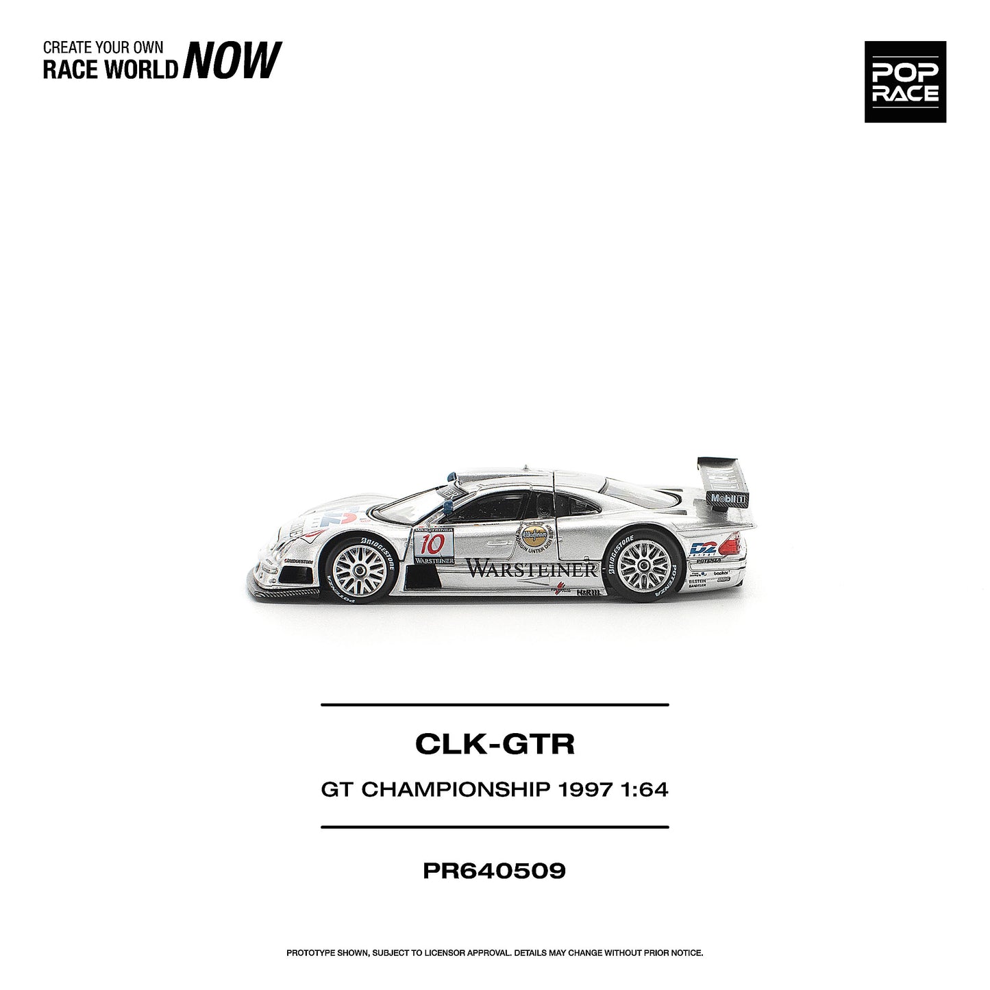＜予約商品＞1/64 MERCEDES-BENZ AMG CLK GTR FIA GT CHAMPIONSHIP 1997 ※2027年6月以後入荷予定