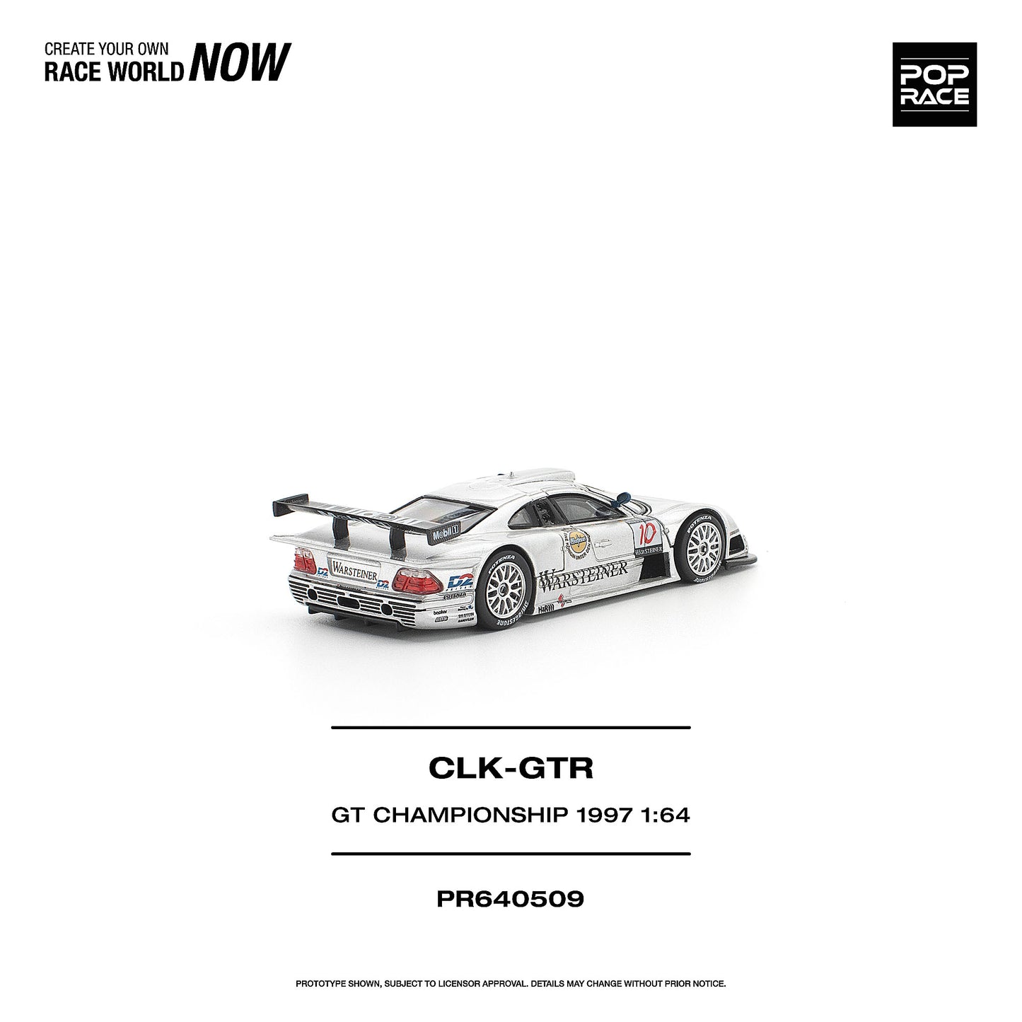 ＜予約商品＞1/64 MERCEDES-BENZ AMG CLK GTR FIA GT CHAMPIONSHIP 1997 ※2027年6月以後入荷予定