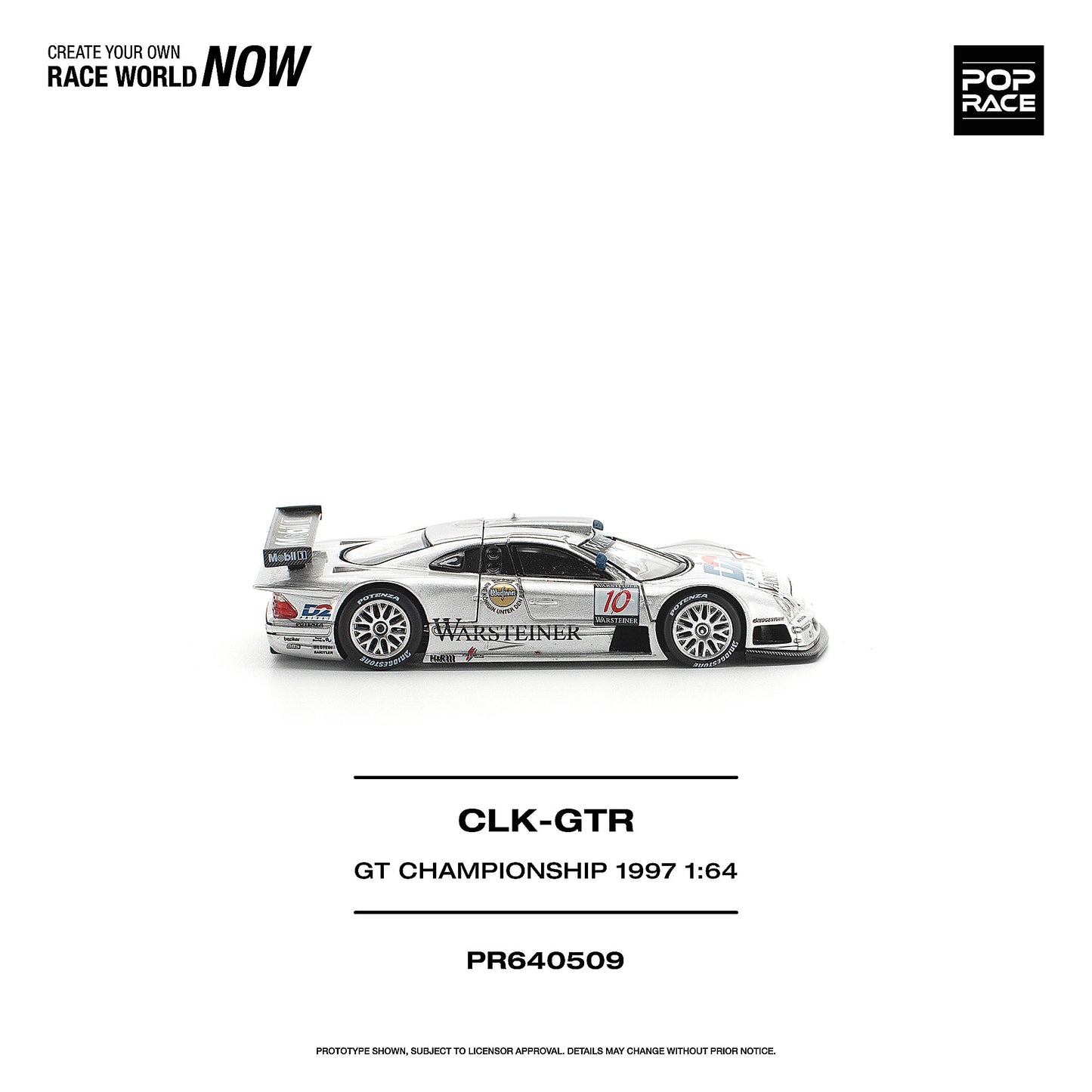 ＜予約商品＞1/64 MERCEDES-BENZ AMG CLK GTR FIA GT CHAMPIONSHIP 1997 ※2027年6月以後入荷予定