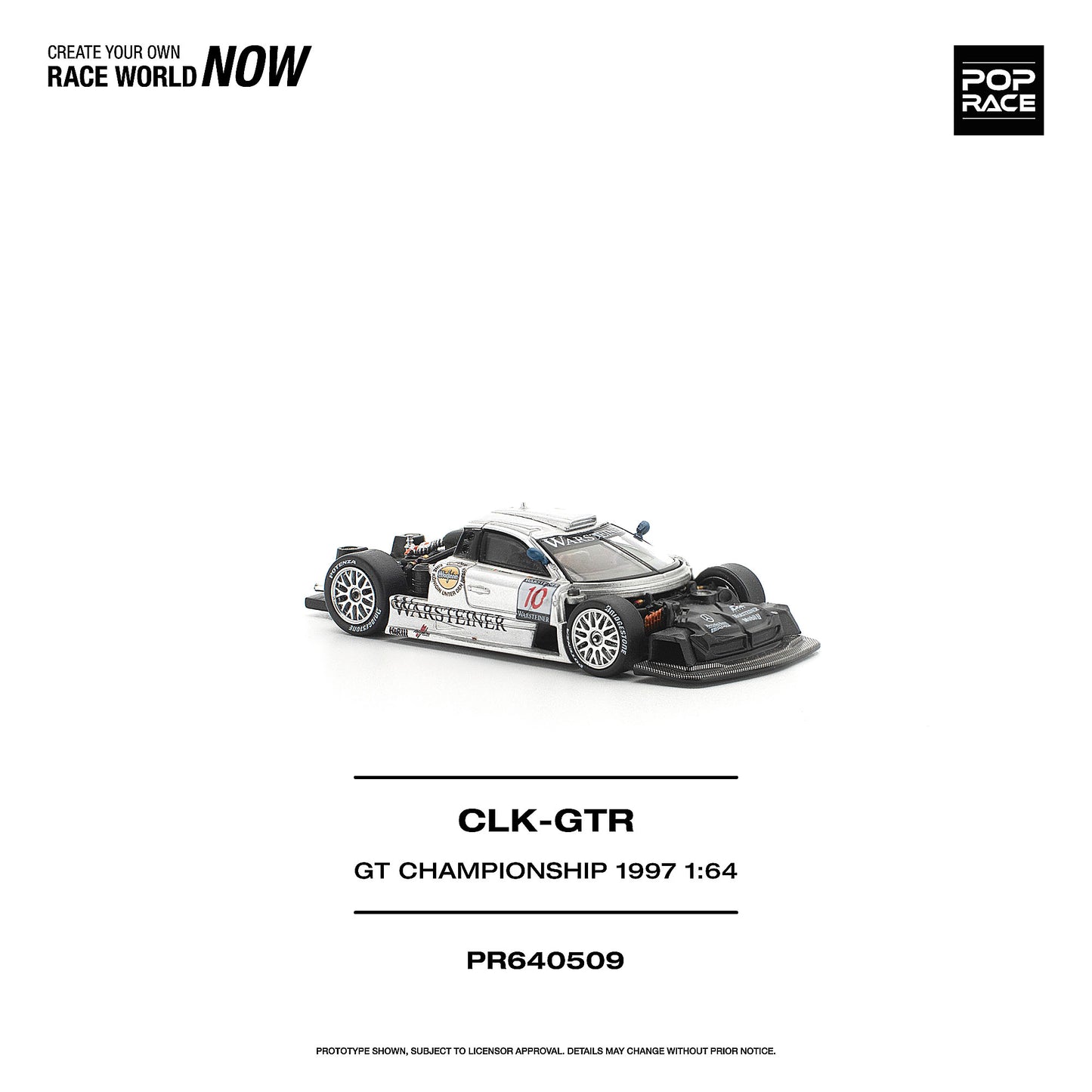 ＜予約商品＞1/64 MERCEDES-BENZ AMG CLK GTR FIA GT CHAMPIONSHIP 1997 ※2027年6月以後入荷予定