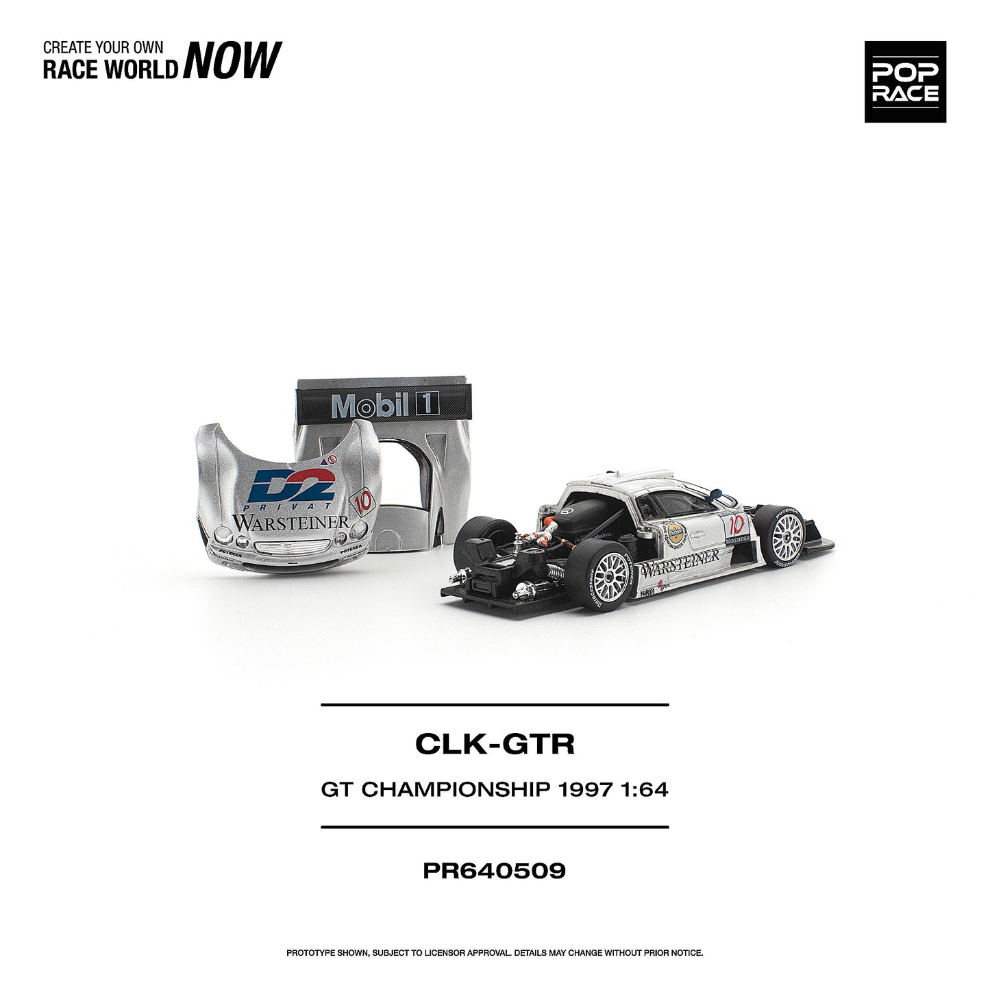 ＜予約商品＞1/64 MERCEDES-BENZ AMG CLK GTR FIA GT CHAMPIONSHIP 1997 ※2027年6月以後入荷予定