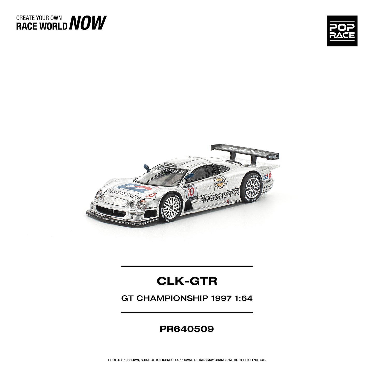 ＜予約商品＞1/64 MERCEDES-BENZ AMG CLK GTR FIA GT CHAMPIONSHIP 1997 ※2027年6月以後入荷予定