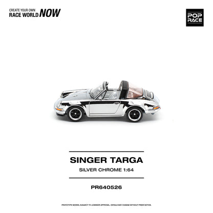 ＜予約商品＞1/64 SINGER TARGA SILVER CHROME※2027年6月以後入荷予定