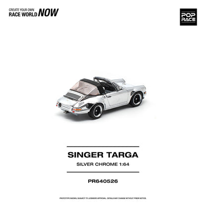＜予約商品＞1/64 SINGER TARGA SILVER CHROME※2027年6月以後入荷予定