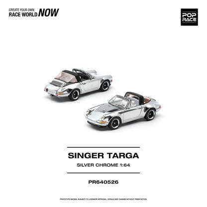 ＜予約商品＞1/64 SINGER TARGA SILVER CHROME※2027年6月以後入荷予定