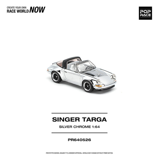 ＜予約商品＞1/64 SINGER TARGA SILVER CHROME※2027年6月以後入荷予定