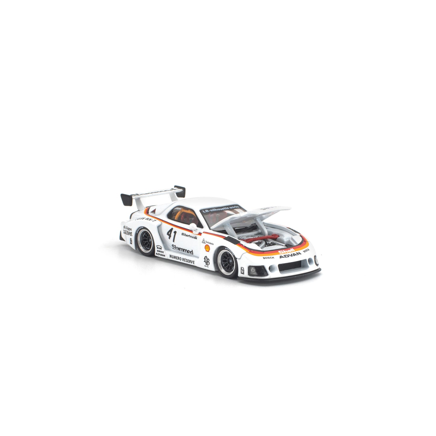 ＜予約商品＞1/64 LB SUPER SILHOUETTE RX7 (FD3S) - WHITE ※2027年2月以後入荷予定