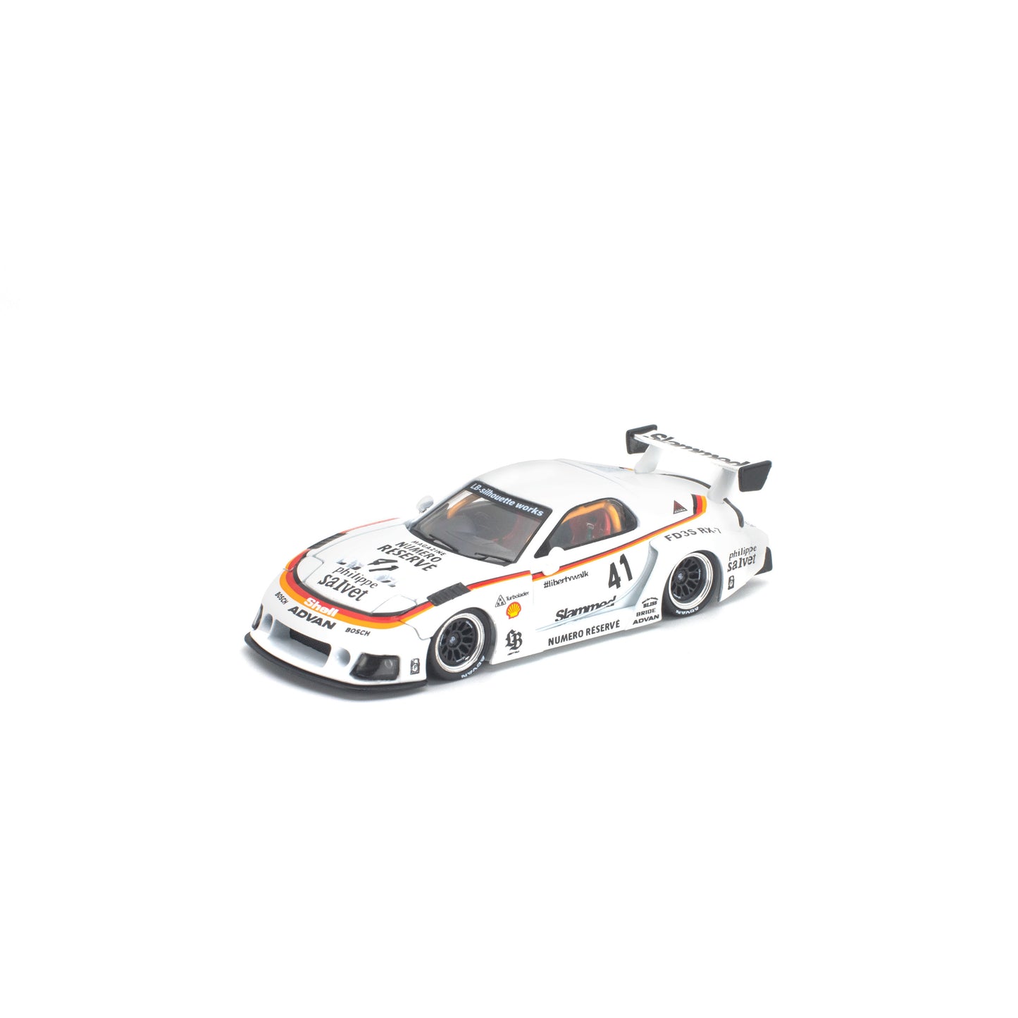 ＜予約商品＞1/64 LB SUPER SILHOUETTE RX7 (FD3S) - WHITE ※2027年2月以後入荷予定