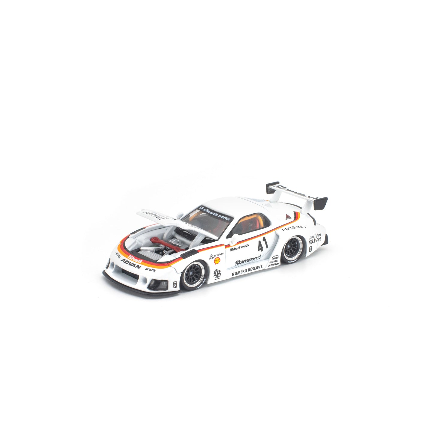 ＜予約商品＞1/64 LB SUPER SILHOUETTE RX7 (FD3S) - WHITE ※2027年2月以後入荷予定