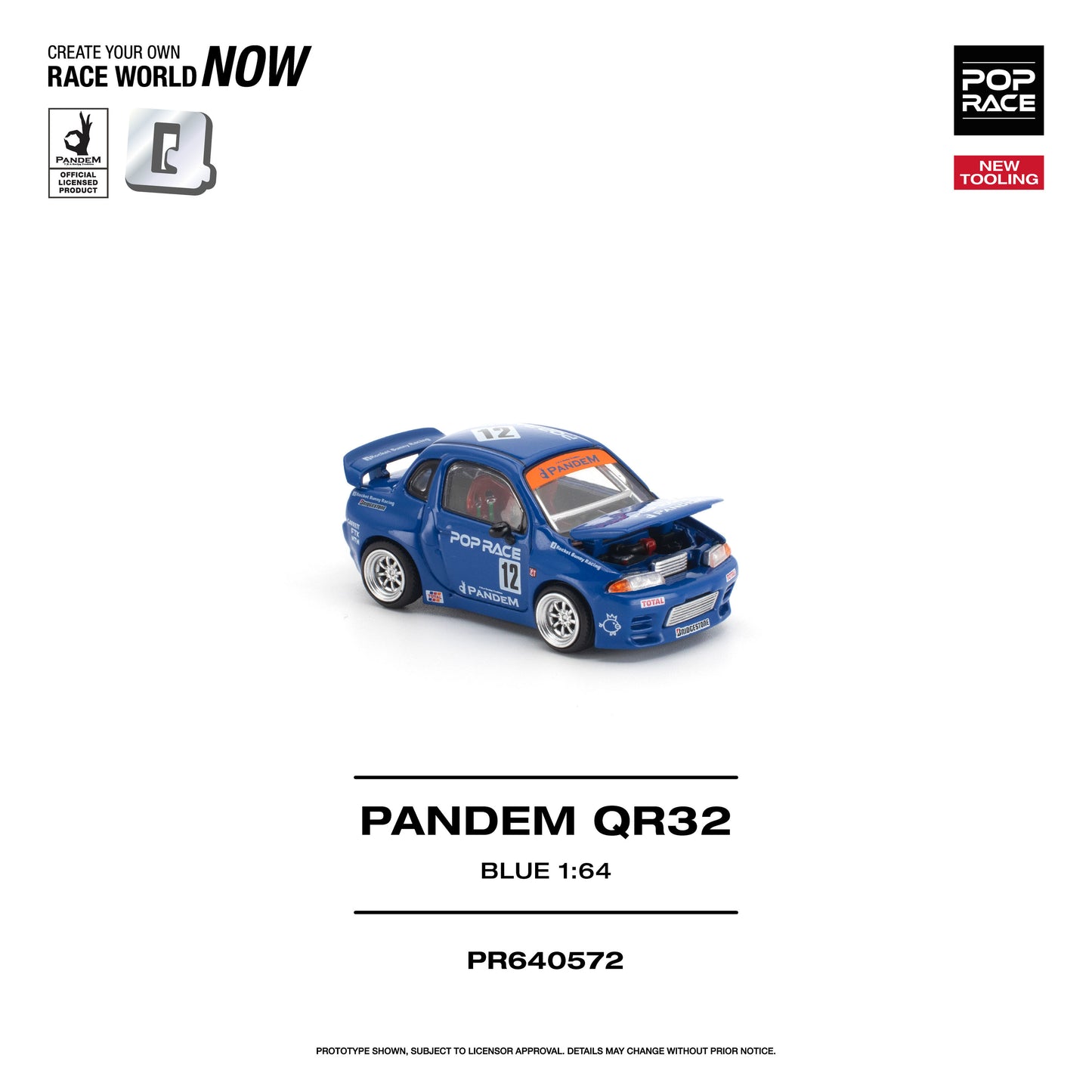 ＜予約商品＞1/64 PANDEM QR32 BLUE パンデム QR32 ブルー  ※2027年6月以後入荷予定