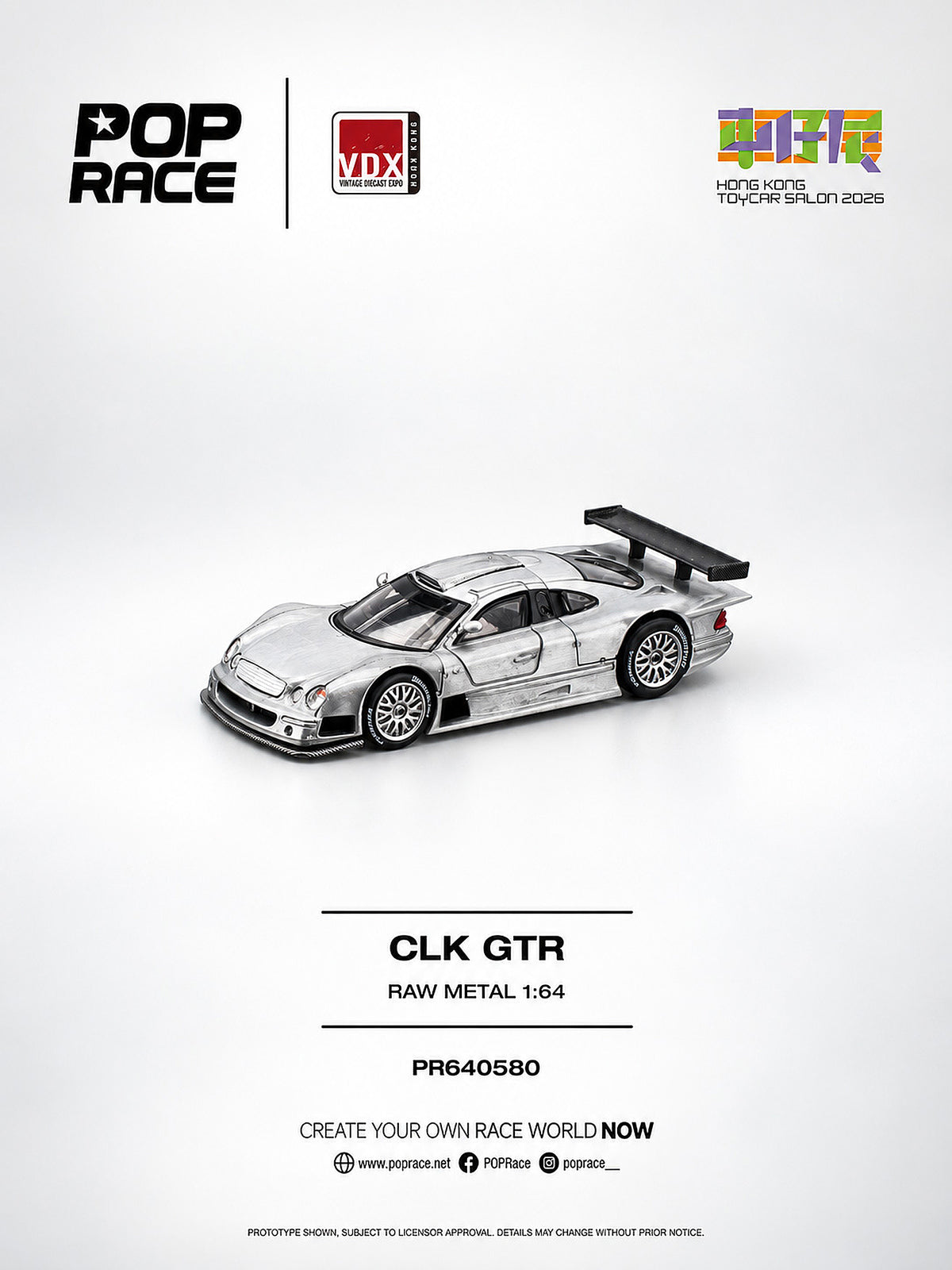 ＜予約商品＞1/64 CLK-GTR RAW METAL CLK-GTR ローメタル ※2026年10月以後入荷予定