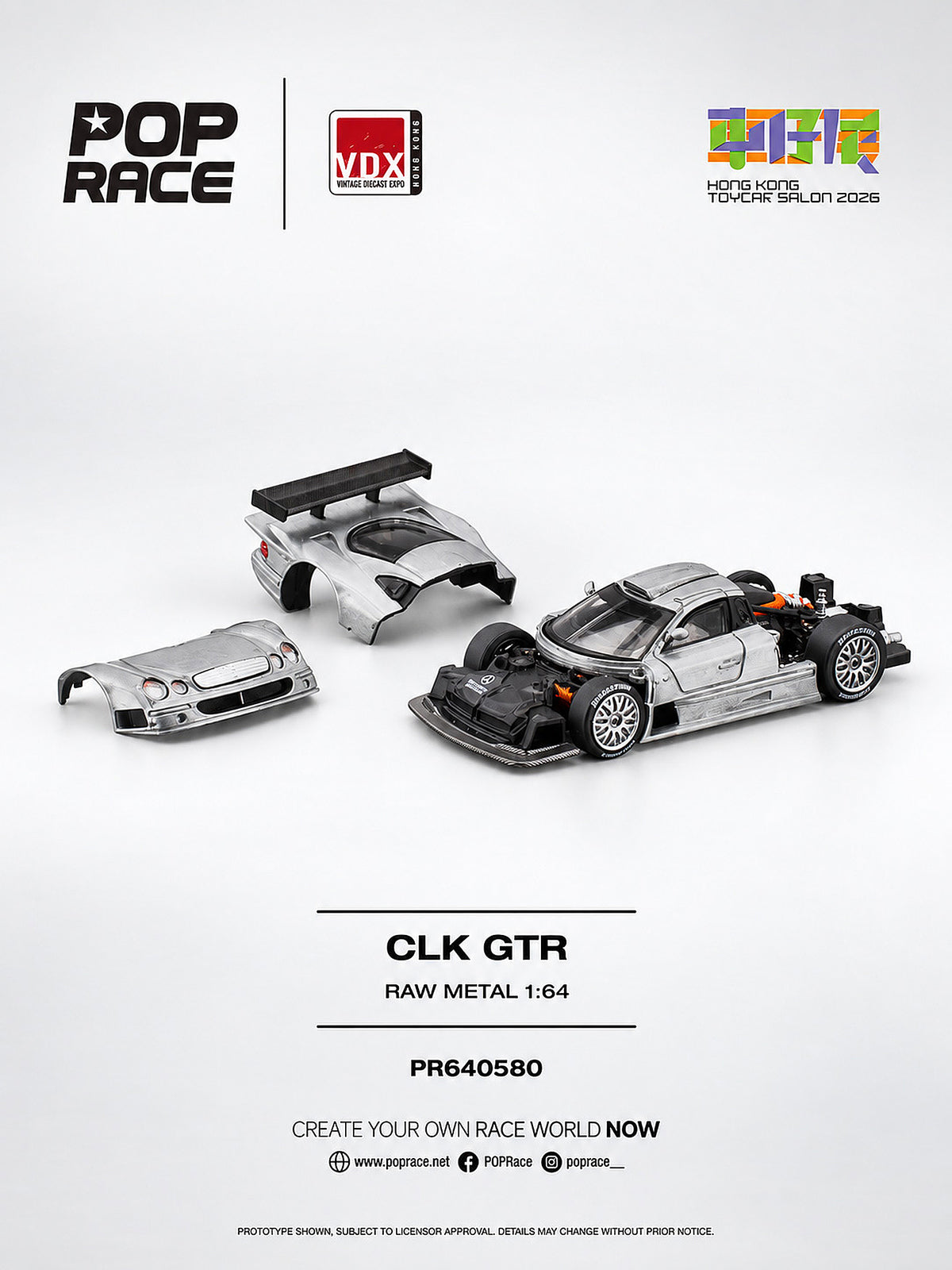 ＜予約商品＞1/64 CLK-GTR RAW METAL CLK-GTR ローメタル ※2026年10月以後入荷予定