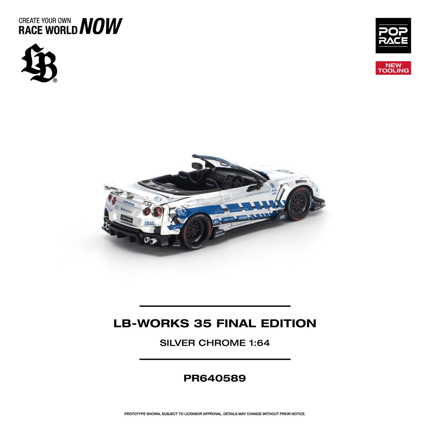 ＜予約商品＞1/64 LB-WORKS 35 FINAL EDITION SILVER CHROME LB-WORKS 35  ※2027年6月以後入荷予定