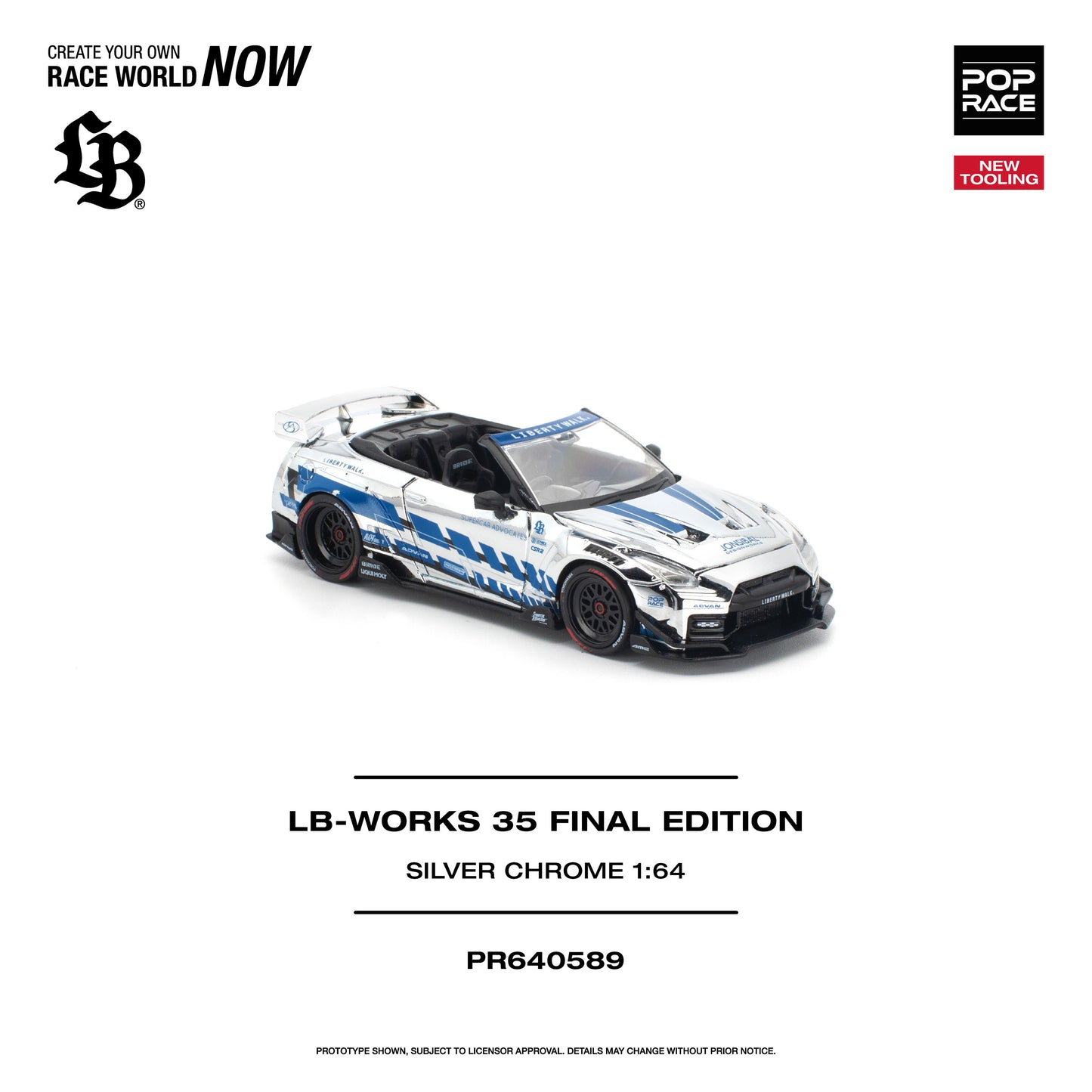 ＜予約商品＞1/64 LB-WORKS 35 FINAL EDITION SILVER CHROME LB-WORKS 35  ※2027年6月以後入荷予定