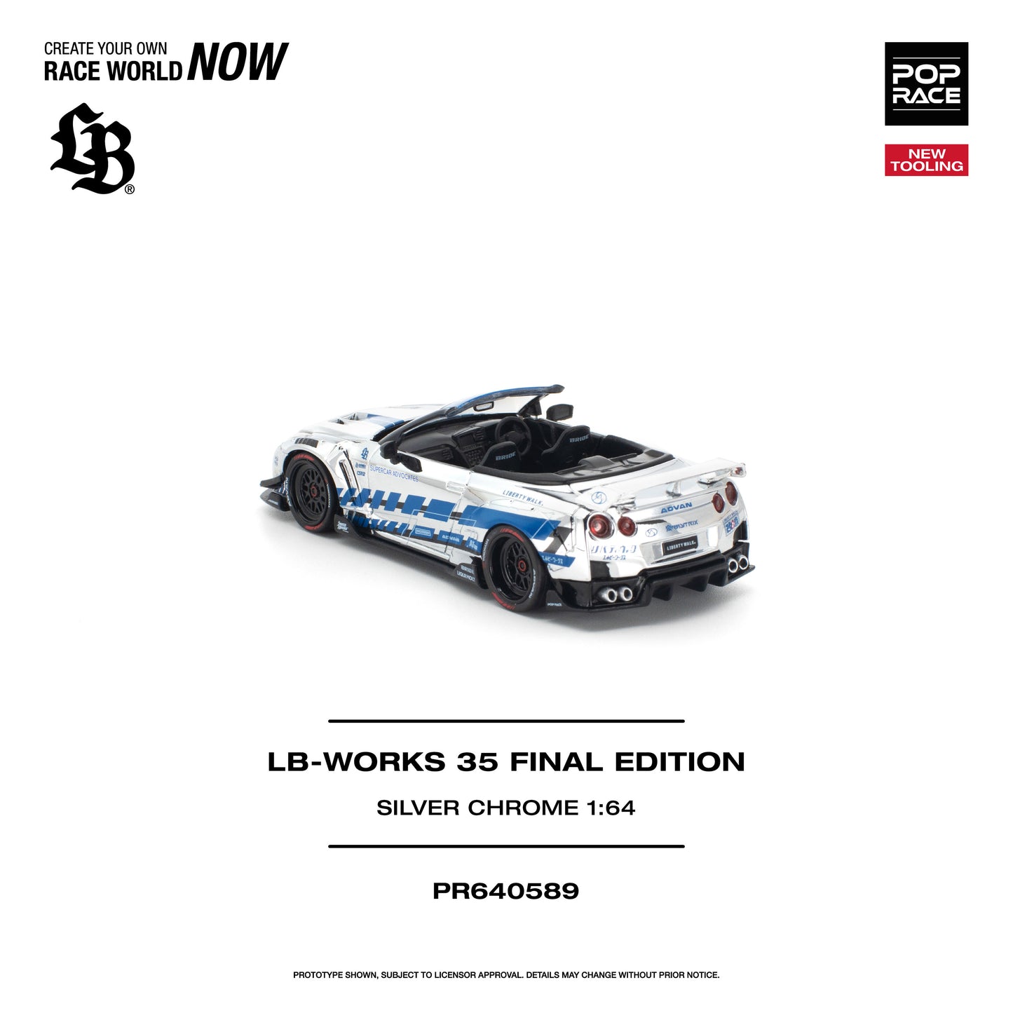 ＜予約商品＞1/64 LB-WORKS 35 FINAL EDITION SILVER CHROME LB-WORKS 35  ※2027年6月以後入荷予定