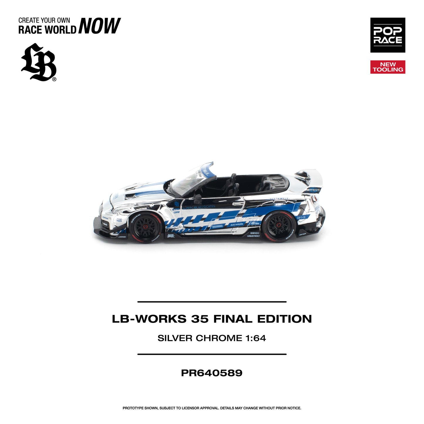 ＜予約商品＞1/64 LB-WORKS 35 FINAL EDITION SILVER CHROME LB-WORKS 35  ※2027年6月以後入荷予定