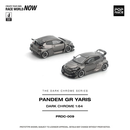 ＜予約商品＞1/64 PANDEM GR YARIS DARK CHROME※2026年12月以後入荷予定