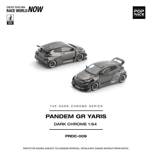 ＜予約商品＞1/64 PANDEM GR YARIS DARK CHROME※2026年12月以後入荷予定