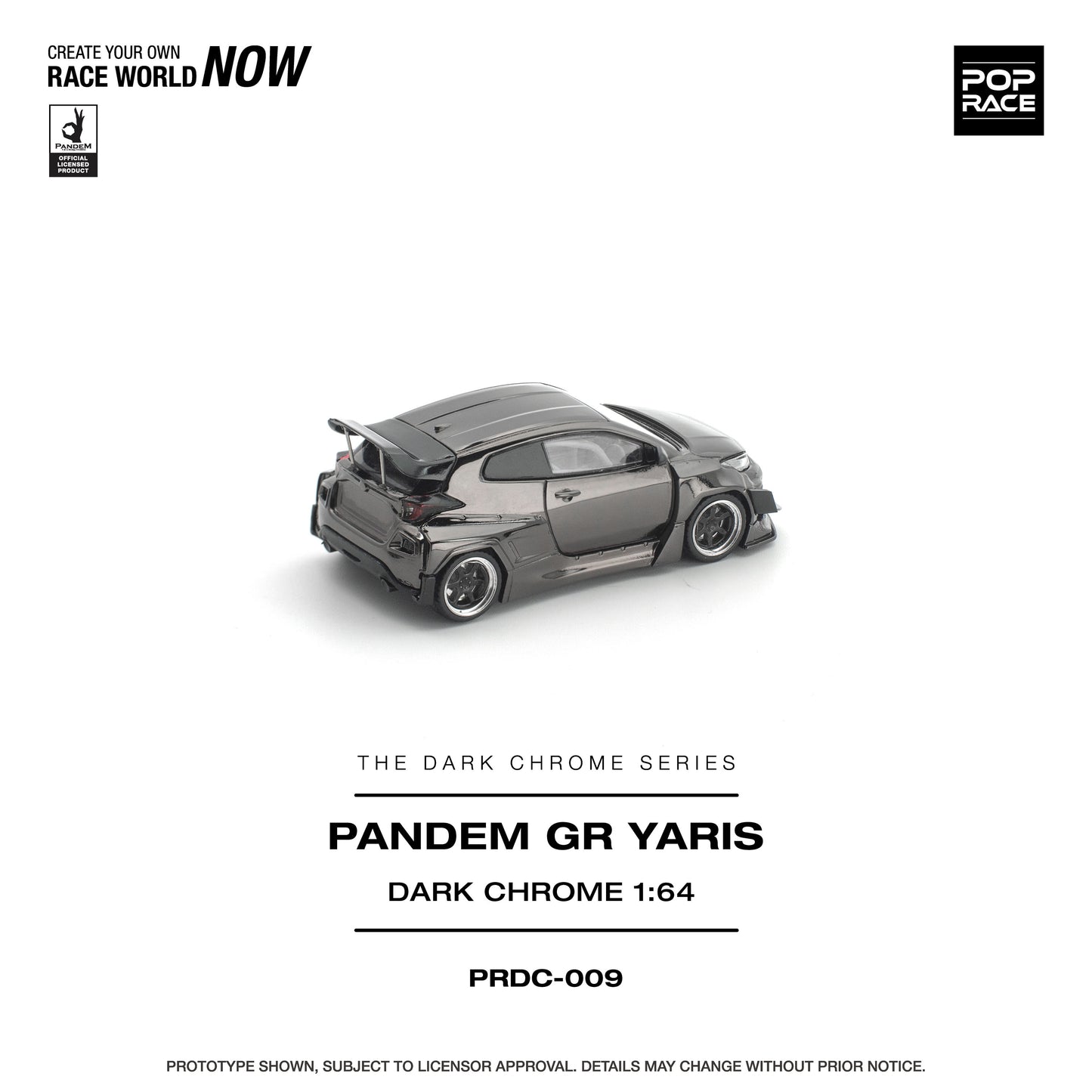 ＜予約商品＞1/64 PANDEM GR YARIS DARK CHROME※2026年12月以後入荷予定